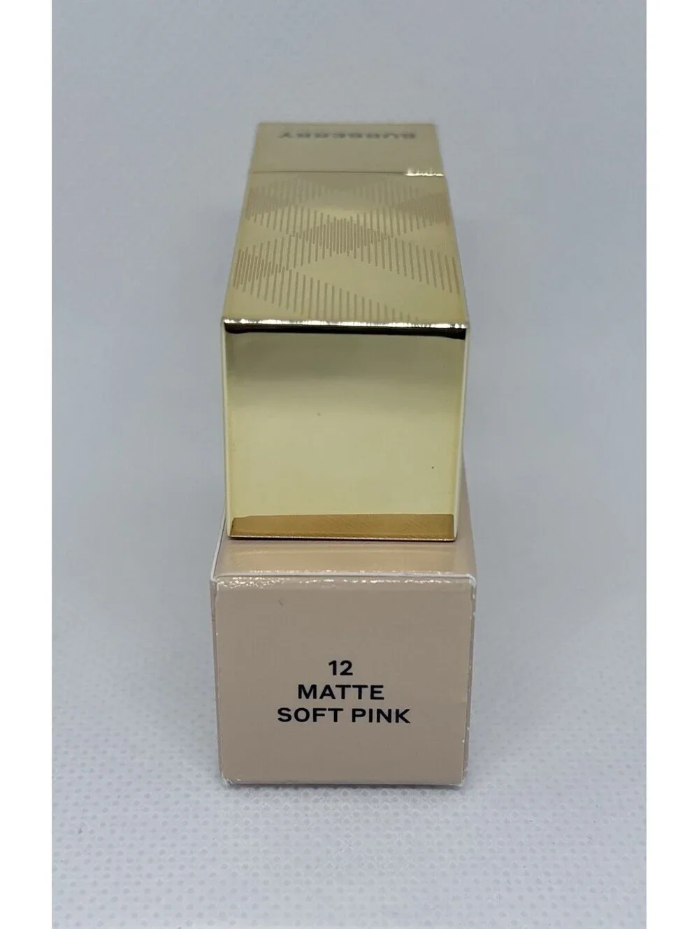 Burberry Kisses Matte Lipstick Hydrating Long Lasting 12 Soft Pink 0.11oz